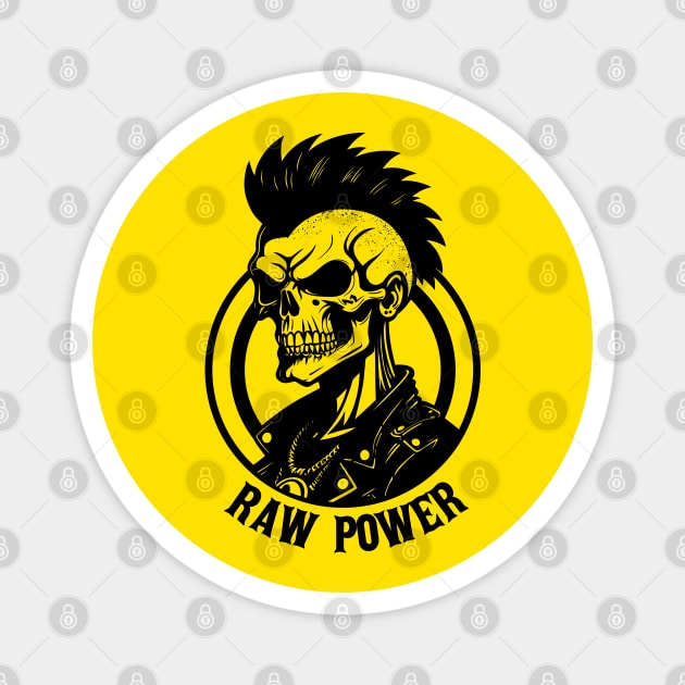 RAW POWER Magnet by artslaves